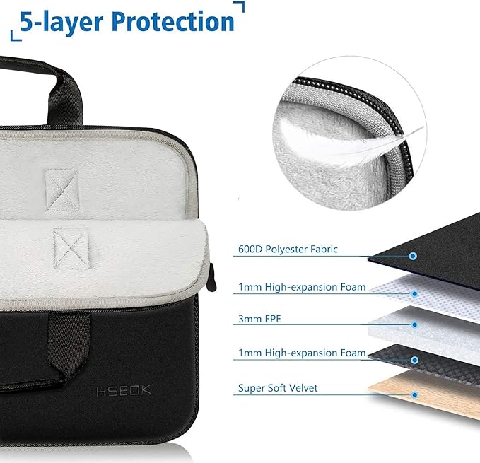 11.6 12.9 13 inch Elastic Laptop Sleeve with Small Case Compatible with 13 inch MacBook Neo Air Pro M5/M4/M3/M2/M1, iPad 13 12.9, XPS 13 and Most 11.6 12.9 13 inch Notebooks Tablets,B02K01