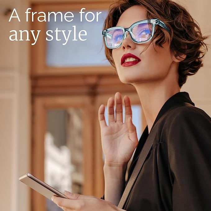 miyya Blue Light Glasses for Women & Men – Oversized UV & Blue Light Blocker Chunky Frames, Stylish Eyewear Accessories
