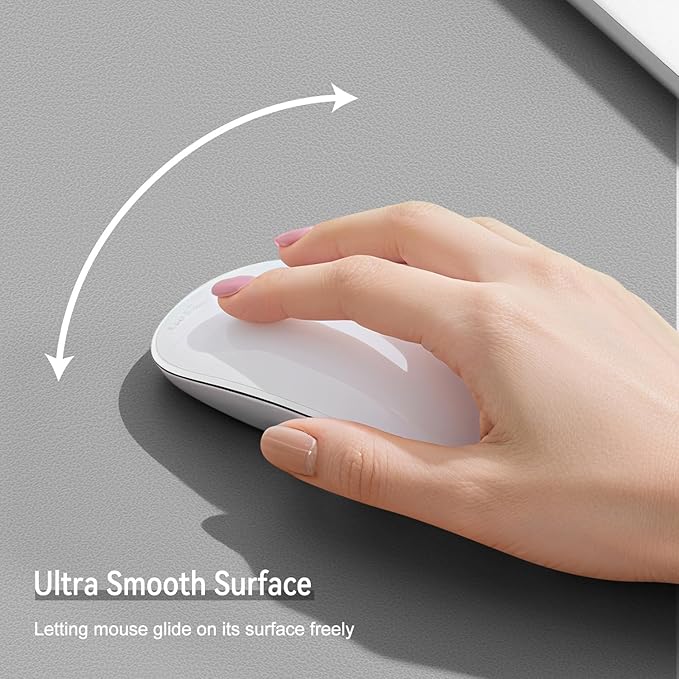 Dual Sided Leather Desk Mat - Waterproof Desk Pad - Ideal for Large Mouse Pad and Desk Mats on Top of Desks (Gray, 33"*13")