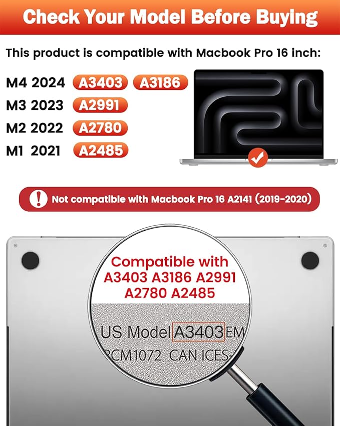 F FORITO 2-Pack Anti Blue Light Matte Laptop Screen Protector Compatible with MacBook Pro 16 inch (2026-2021, M5 M4 M3 M2 M1 Pro Max), Eye Protection Anti Glare Computer Screen Cover
