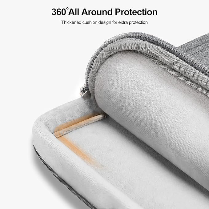 MOSISO 360 Protective Laptop Case 15 inch, Laptop Sleeve Compatible with MacBook Air 15 M5 A3448 M4 A3241 M3 A3114 M2 A2941,Dell XPS,Side Open Carrying Computer Bag with 5 Accessory Pockets&Belt, Gray