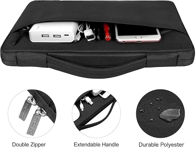 MOSISO Compatible with MacBook Pro 13 inch Case M2 2026, 2025, 2024-2016 A2338 M1 A2251 A2289 A2159 A1989 A1708 A1706, Plastic Hard Case&Bag&Keyboard Skin&Webcam Cover&Screen Protector, Black