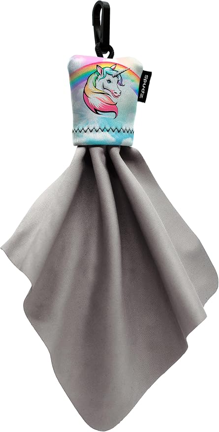 SPUDZ Classic Microfiber Lens Cleaner ?€? Clip-On Pouch, Washable ?€? for Binoculars, Scopes, Glasses, Screens | Classic | Pastel Unicorn, 6 x 6 Inch by ALPINEINNOVATIONS