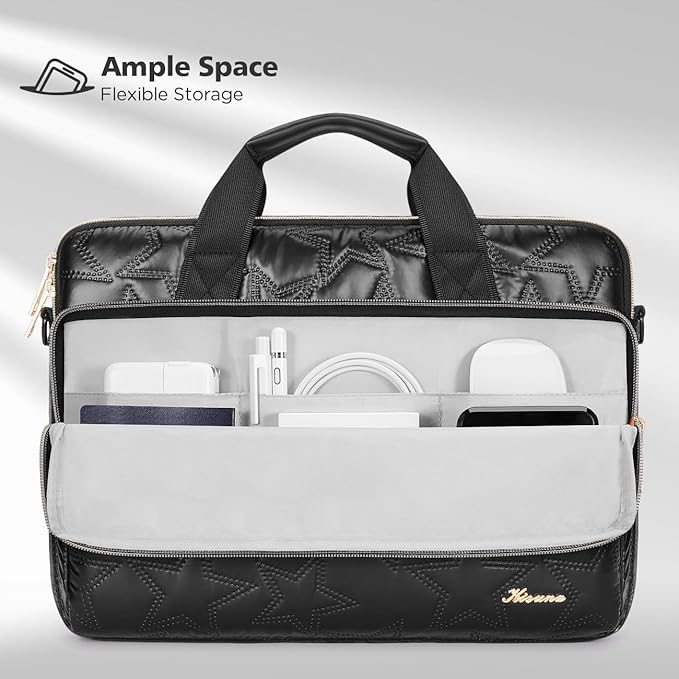 KIZUNA Laptop Sleeve Case 15.6 Inch Computer Shoulder Bag for for 16" MacBook Pro M4 Air M2/Lenovo IdeaPad Flex 5i Gen 8/Legion Slim 5/Yoga Pro 9i/ThinkBook 16/HP Envy x360/Dell XPS 16/16 Plus