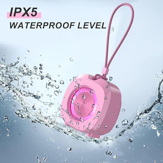 Bluetooth Speaker Portable Media Players Clear Loud Stereo Sound Deep Bass Wireless Speaker With Lights TWS IPX5 Waterproof Small Speakers Long Playtime for Home/Party/Outdoor/Beach Electronic Gadgets