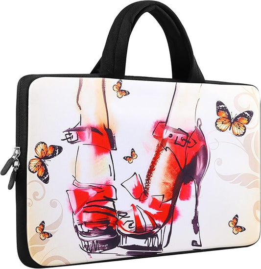icolor 14 15 15.4 15.6 inch Laptop Handle bag Computer Protect Case Pouch Holder Notebook Sleeve Neoprene Cover Soft Carring Travel Case for Dell Lenovo Toshiba HP Chromebook ASUS Acer Shoes ICB-12