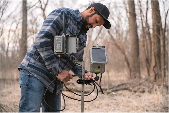 Stealth CAM Adjustable 29"-49" Expandable Height 1/4" Tripod Multi-Pivot Stable Rugged Steel Hunting Trail Camera & Solar Pak Battery Mounting Post - Image 6
