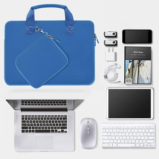 Hseok Laptop Sleeve 14 inch Case with Small Case, Compatible with MacBook Neo 14, MacBook Pro 14 M5/M4/M3/M2/M1, XPS 14 and Most 14 inch Notebooks, Neoprene Computer Handbag,J01B01