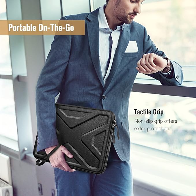 SITHON Hard Shell Case for 13-14 inch Chromebook, Computer Carrying Case for 14" Lenovo Flagship Chromebook/IdeaPad Slim 3, 14" ASUS Chromebook Flip CX1, Other Up to 14" Acer/HP/Dell Chromebook