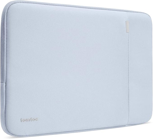 tomtoc 360° Protective Laptop Sleeve for 13-inch New MacBook Air M5/A3449 (2026) M4/A3240, M3/A3113, M2/A2681, M1/A2337, Water-Resistant Computer Case Bag Fits 13" MacBook Neo A18 & MacBook Pro M2/M1