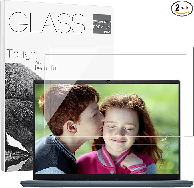 2Pack 11.6" Universal Laptop Screen Protector Tempered Glass Compatible with HP/Dell/Acer/ASUS/Samsung/Lenovo/MSI/Toshiba/LG/Razer Blade 16:9 Aspect Ratio Screen, Bubble Free,Anti Scratch Ultra-Clear