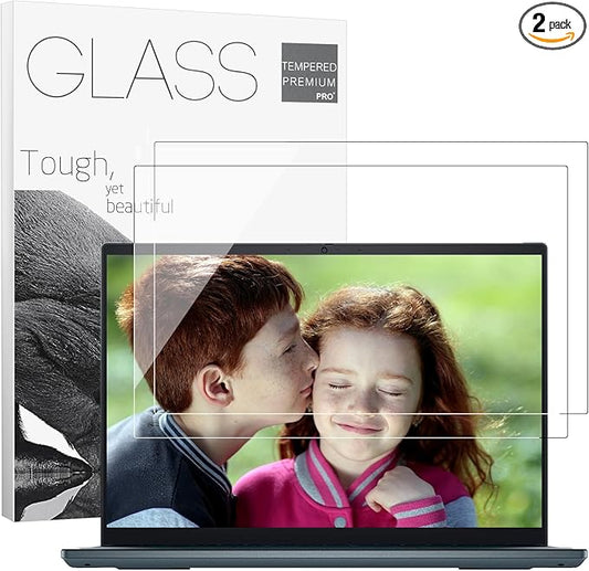 2Pack 11.6" Universal Laptop Screen Protector Tempered Glass Compatible with HP/Dell/Acer/ASUS/Samsung/Lenovo/MSI/Toshiba/LG/Razer Blade 16:9 Aspect Ratio Screen, Bubble Free,Anti Scratch Ultra-Clear