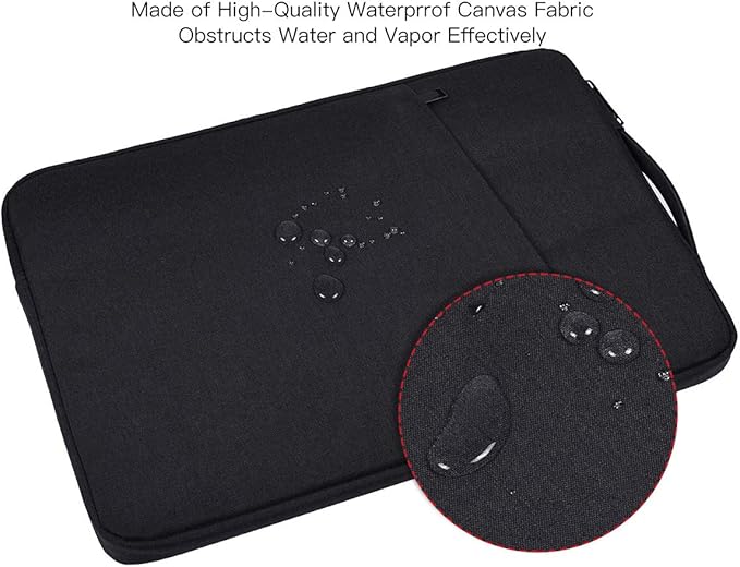 Laptop Sleeve for 14 inch New MacBook Pro M5/M4/ M3/ Pro/Max A3427 A3426 A3434 A3112 A3401 A3185 A2918 2026-2021,Carrying Case Bag with Accessory Pocket, Black