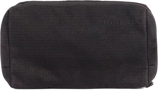 Moment Everything Tech Organizer – Durable & Water-Resistant Storage Pouch for Cables, Chargers & Accessories (Black, Regular)