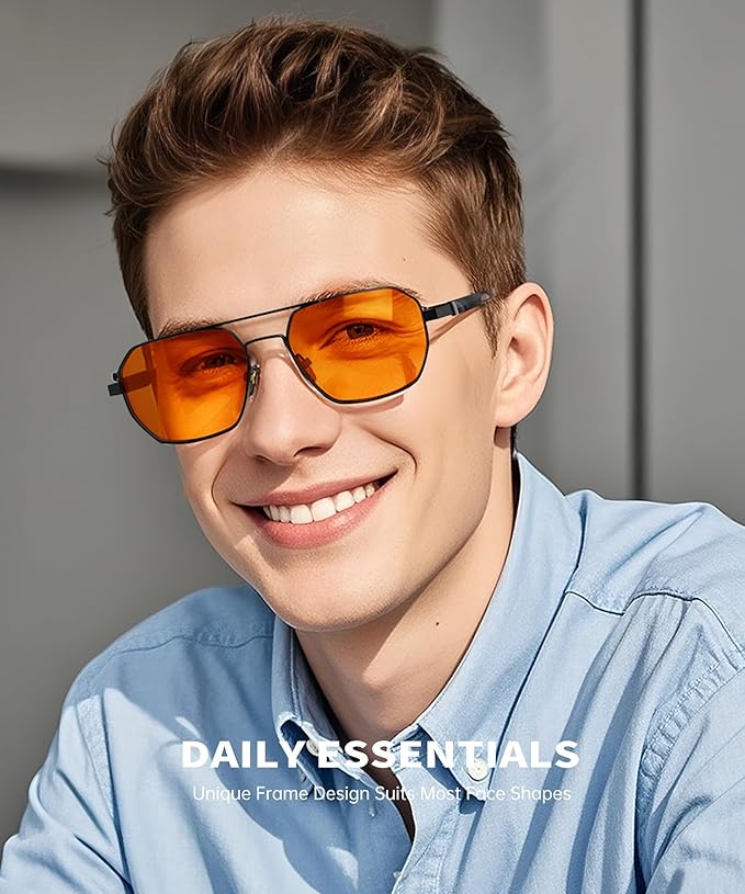 ANYLUV Blue Light Glasses for Woman/Men, Blue Light Blocking Glasses Women Computer Gaming Glasses for Eye Protection