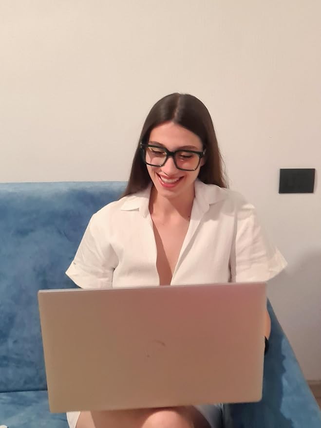 VISOONE Rectangle TR90 Blue Light Blocking Glasses Computer Eyewear with Preppy Look for Women and Men Cougar