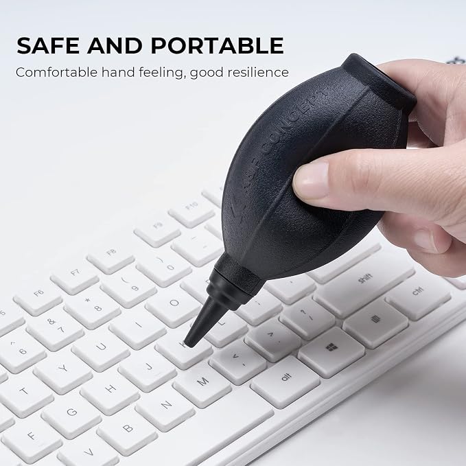 K&F CONCEPT Soft Tip Air Blower, Lens Blower for Digital, DSLR, SLR Cameras, Camera Lenses, Sensitive Electronics and Keyboards Telescope Filters, Rubber Bulb Air Pump Dust Blower - Image 4