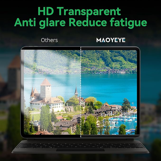 Magnetic Privacy Screen Protector Compatible with iPad 9th 8th 7th Gen 10.2 inch & iPad Air 3th & iPad Pro 10.5 In, Anti Glare Blue Light Filter, Bubble-Free Shield, Fingerprint-Proof Guard, Reusable Anti-Scratch Film, Anti-Spy Cover