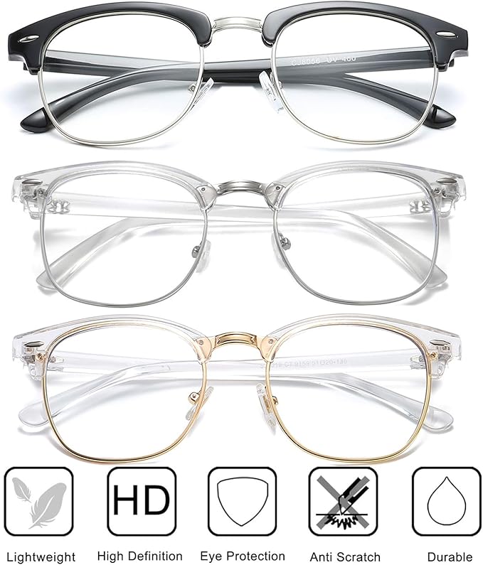 Perfectmiaoxuan Blue Light Blocking Glasses,Computer/Gaming/Screen Glasses for Women or Men，Anti Blue Light & UV