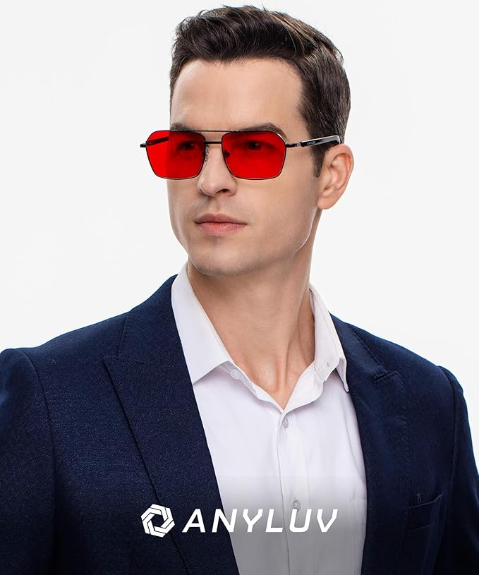 ANYLUV Blue Light Glasses Men/Women, Blue Light Blocking Glasses, Computer Screen Blocker Eyes Protection Glasses
