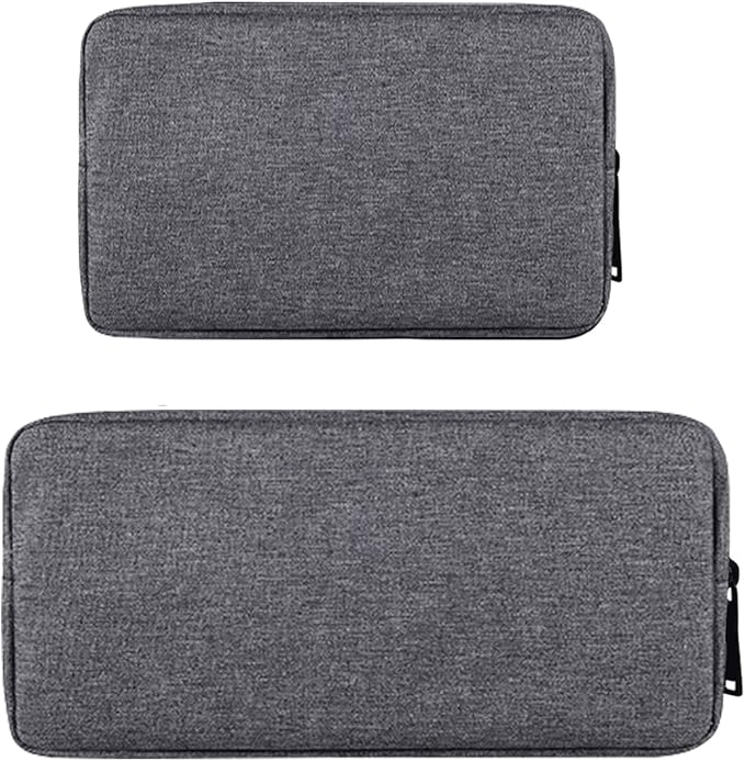 Electronic Organizer Travel USB Cable Accessories Bag/Case, Waterproof Electronics Accessories Case Organizer Bag for USB, Cable, Cord, Charger, Phone, Power Bank, Earphone (Small-Dark Gray)