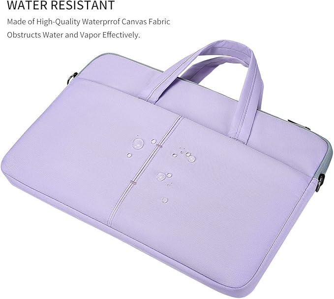 17 17.3 Inch Laptop Sleeve Case for 2026 HP 17 Laptop/HP Envy/Pavilion 17, Laptop Bag Case with Shoulder Carrying Bag, Purple