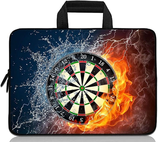 14 15 15.4 15.6 inch Laptop Handle Bag Computer Protect Pouch Holder Notebook Sleeve Neoprene Cover Soft Carrying Travel Case Fit Dell Lenovo Toshiba HP Chromebook ASUS Acer(Dart Fire)