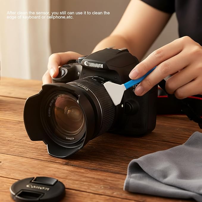 20 Pack DSLR or SLR Mirrorless Digital Camera Cleaning kit, (No Cleaning Solution) Dry Full Frame Sensor Cleaning Swab - Image 6