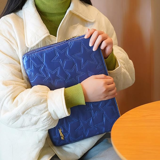 14 inch Laptop Sleeve Case for 14" MacBook Pro M5 M4 M3, Surface Laptop Studio 2, ThinkPad E14 Gen 6, IdeaPad 3i, 14.5" XPS 14, Inspiron 14, 14" Yoga Pro 7 Gen 9, HP Laptop Bag Cover, Blue