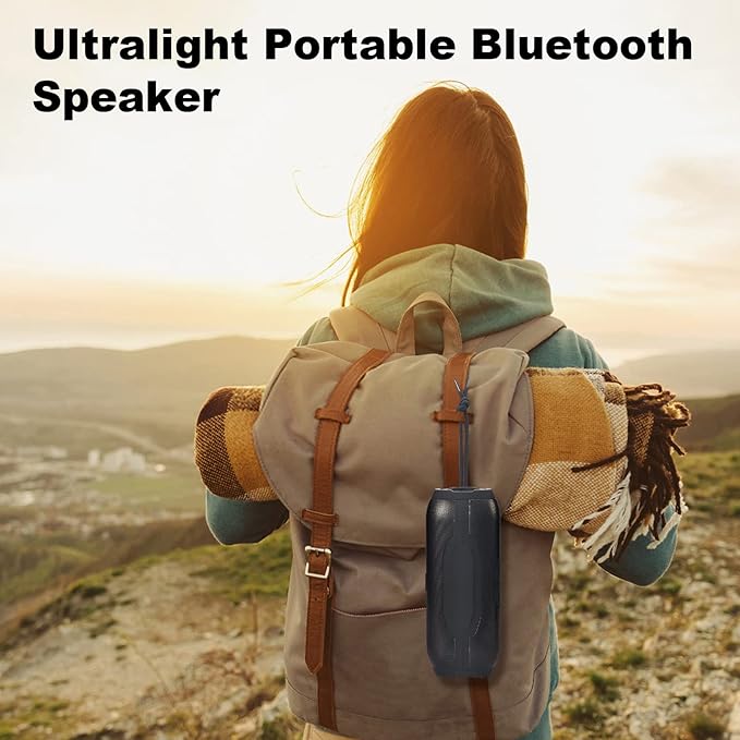 Bluetooth Speakers Wireless with 20W Loud Stereo Sound, TWS Pairing for Outdoor, IPX6 Waterproof Shower Speakers, 36H Playtime, Built-in Mic Radio Mode RGB Lights