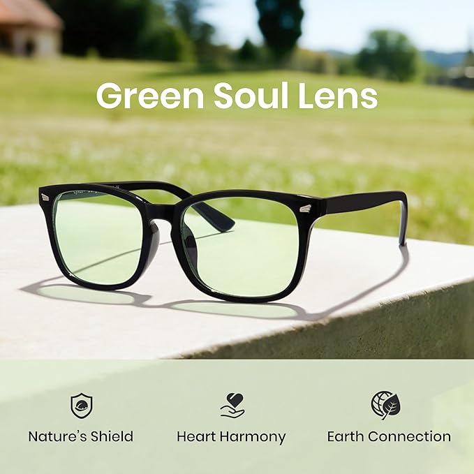 Cyxus Blue Light Glasses Men Women Reduce Eye Strain UV Blocking for Office Work Computer Screen 8082