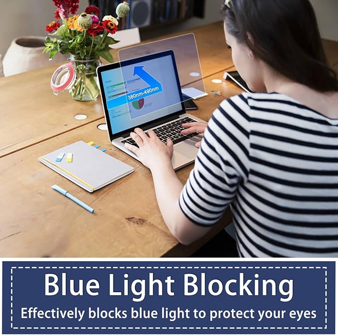 Screen Protector for Dell 16/Dell 16 Plus/Dell Pro 16/Dell Pro Max 16 16 Inch Laptop, Anti-Blue Light Anti-Glare, Reduces Eye Strain, Anti Fingerprint
