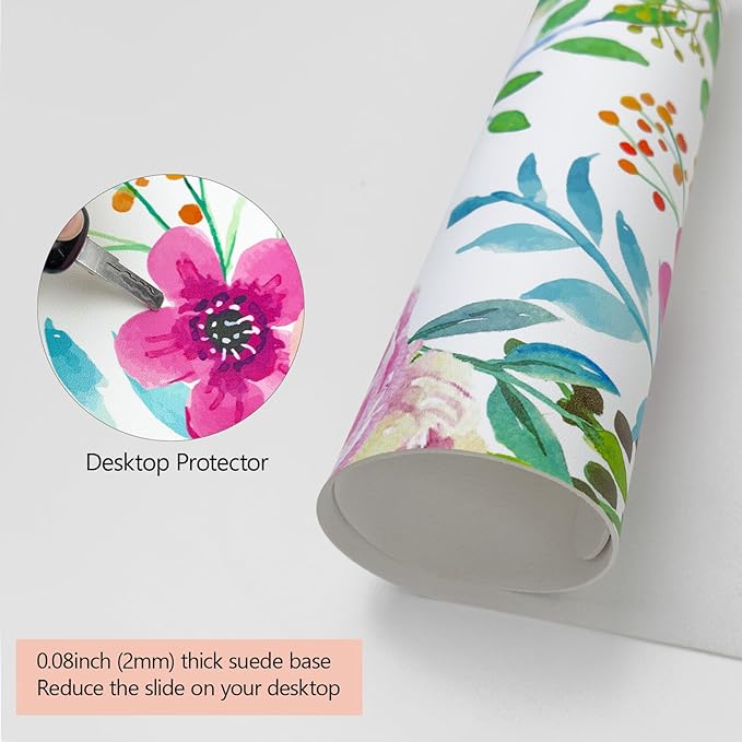 Large Desk Mat, Desk Matt for Desktop, Women Girls Waterproof Large Keyboard Pad, Cute Computer Mat for Office Work/Home/Decor/Desktop Accessories (35.4"x16.9")