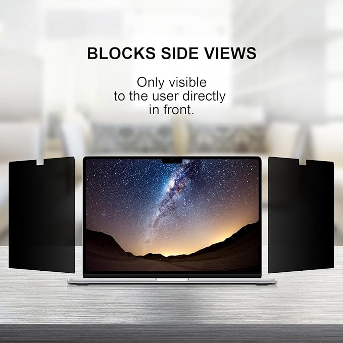 Privacy Screen for MacBook Pro 14 Inch (2021-2026, M1, M2, M3, M4,M5, Pro, Max), Removable Matte Anti Glare Blue Light Protector Private Security Filter for 14 inch Mac Laptop Computer, 1-Pack