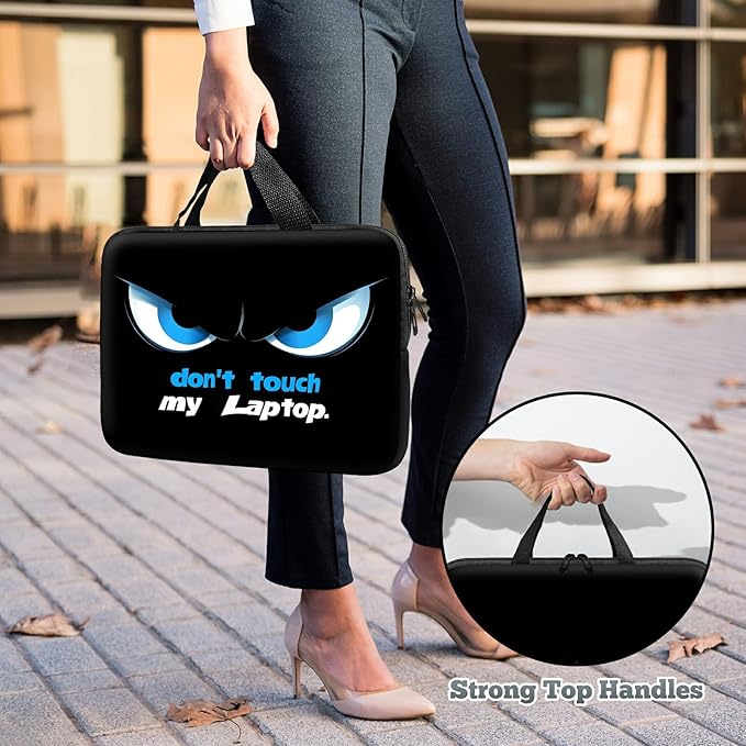 Universal Laptop Sleeve Case 12 inch, Don't Touch Slim Carrying Case Handbag Travel Laptop Bag for Surface Pro 9 8 7/Laptop Go 2 3, MacBook Air 11/12