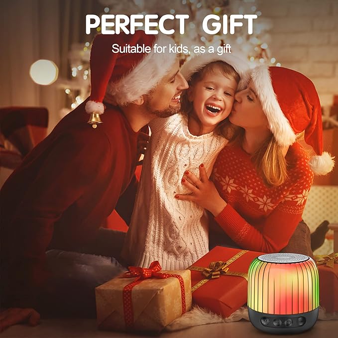 Bluetooth Speaker, Multicolor Changing Bedside Lamp, LED Table Lamp, Built-in Mic, Support TF Card, MP3 Player, Best Gifts for Girls Boys Teens Women Men Friends Christmas