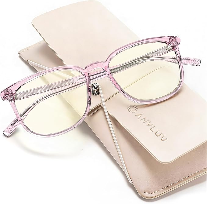ANYLUV Blue Light Glasses for Woman Men, Womens Blue Light Blocking Glasses Computer Glasses Anti Eyestrain