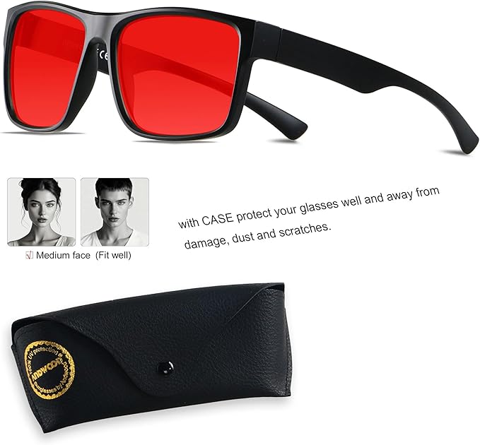 ANDWOOD Blue Light Blocking Glasses Men Women Computer TV Gaming AR Coatings Lens Improve Sleep Naturally Producing Melatonin