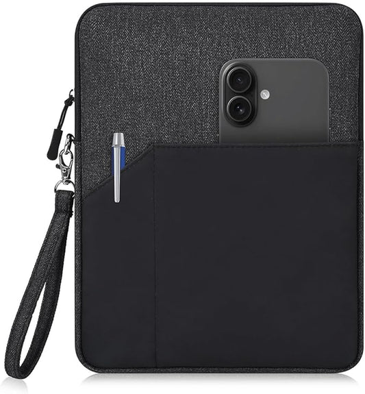 CAAORDKSO 9-11 Inch Tablet Sleeve Case Carrying Case for 11 inch iPad A16, 11 inch iPad Air M3 M2 / iPad Pro 11 M4, 10.2 10.5 10.9" iPad Pro Air, Galaxy Tab S8/S9 11" / Galaxy Tab A9+ Bag, Black - A