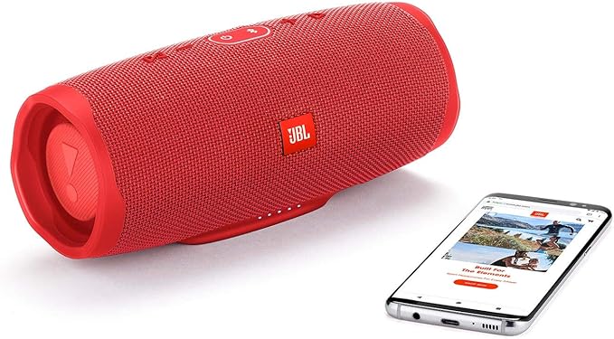 JBL Charge 4 - Waterproof Portable Bluetooth Speaker - Red