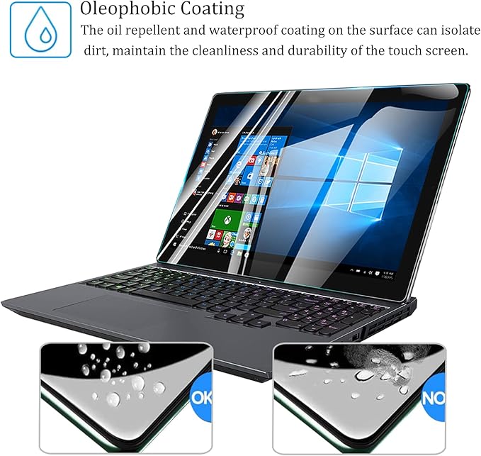 i-Tensodo Tempered Glass Screen Protector For Dell Latitude 15.6" Laptop, Dell Latitude 3520 3530 3540 3550 5520 5521 5530 5531 5540 5550 7520 7530 9510 9520 15.6" Laptop, 9H Hardness