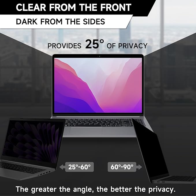 2 Pack Privacy Screen Compatible with MacBook Pro 14 Inch Screen Protector (2021-2025, M1, M2, M3, M4, M5, Pro/Max, Laptop Privacy Screen Shield Matte Anti Blue Light Glare Film for MBP 14.2''