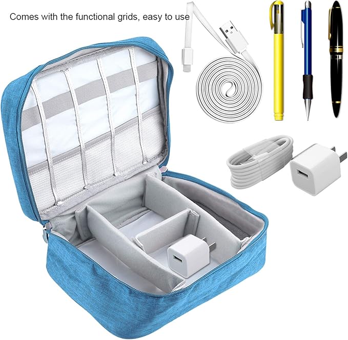 Electronic Organizer Travel Case, Travel Cord Organizer Case Pouch