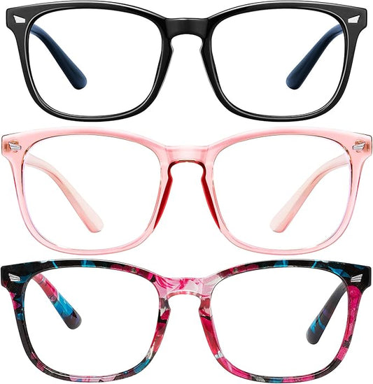 hunsquer Blue Light Glasses for Woman/Men Computer Blue Light Glasses