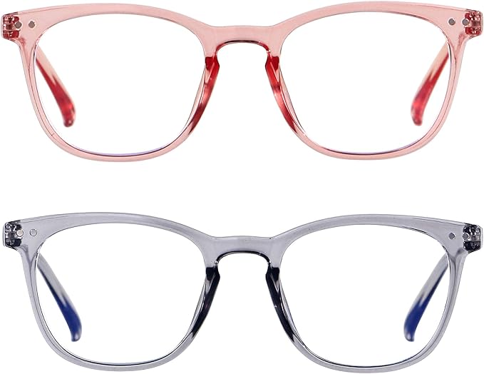 ANDWOOD Blue Light Blocking Glasses Women Men Computer Small Face Clear Bluelight Blocker Eyeglasses Frame