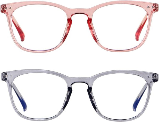 ANDWOOD Blue Light Blocking Glasses Women Men Computer Small Face Clear Bluelight Blocker Eyeglasses Frame