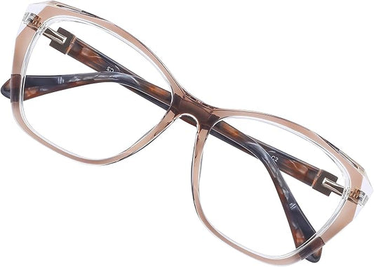 Blue Light Glasses For Woman With Square Decoration,Reading Glasses For Office & Computer Games