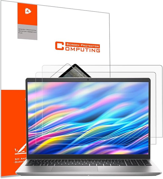 YINOVEEN 2 Pack 15.6 inch Anti Glare Screen Protector for Dell 15 DC15250 DC15255 15.6'' Laptop, 5H, Anti-Scratch
