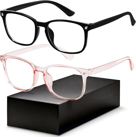 Gaoye Eyewear Frames for Men - Blue Light Blocking Square Glasses, Anti UV Ray Computer Gaming, Blue Blockers for Women