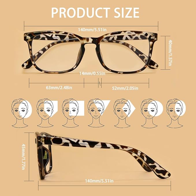 BIRDDIE Blue Light Blocking Glasses for Women & Men, UV400 Anti-Glare Computer Glasses for Gaming,Reading & Eye Strain Relief